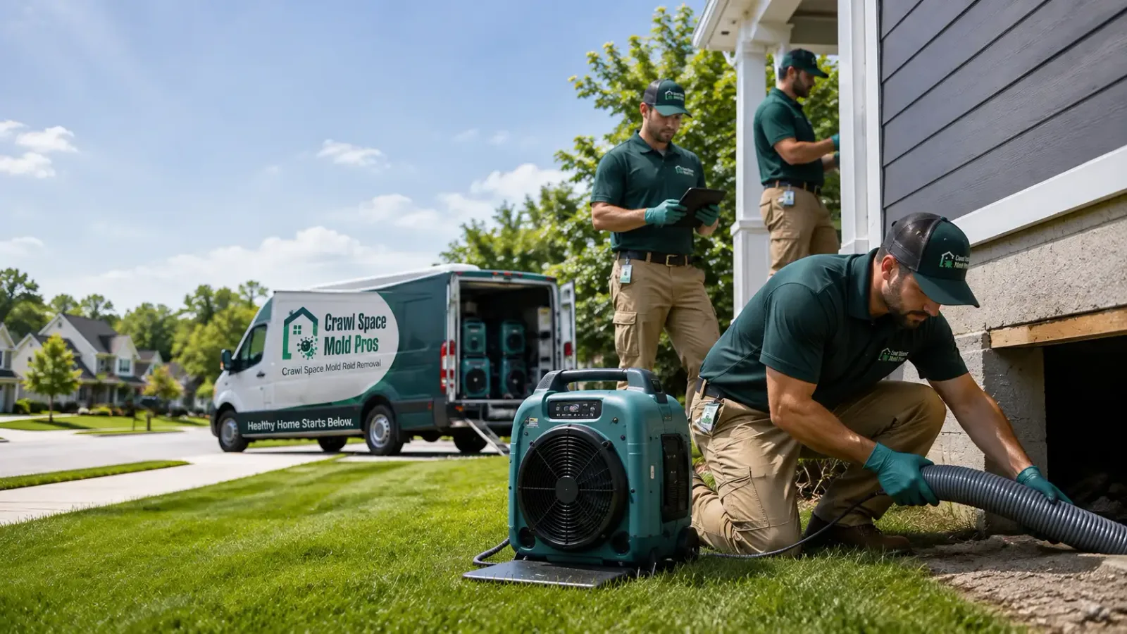 Crawl Space Mold Removal in Parker, KS